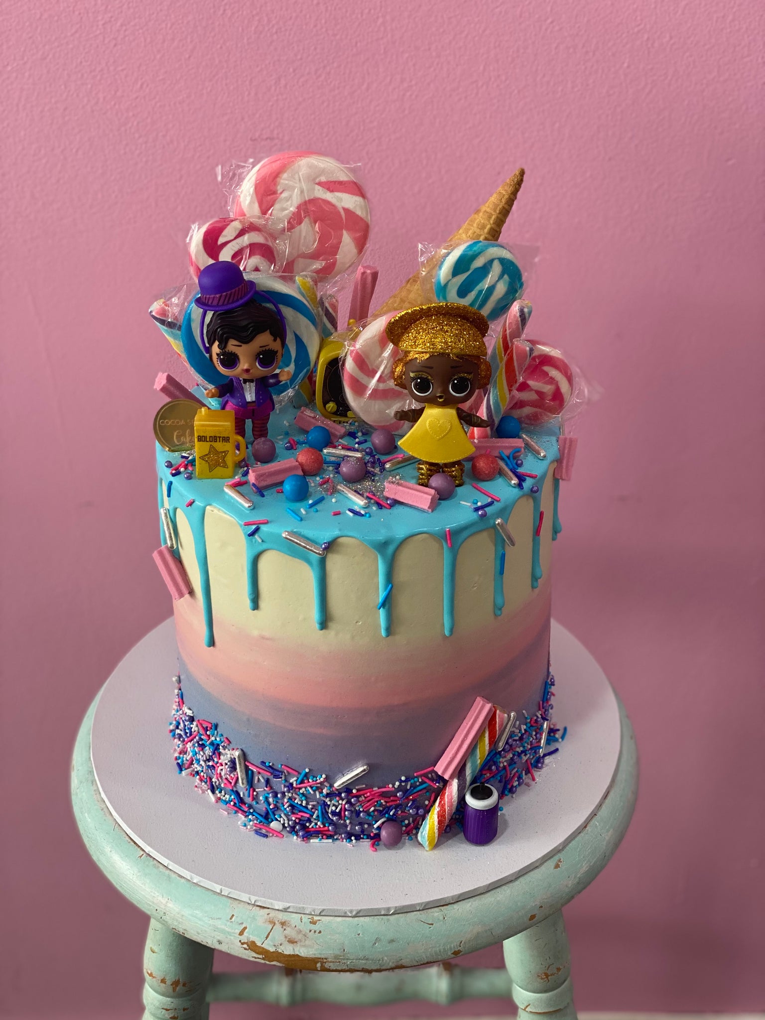 LOL dolls cake – Tuck Box Cakes