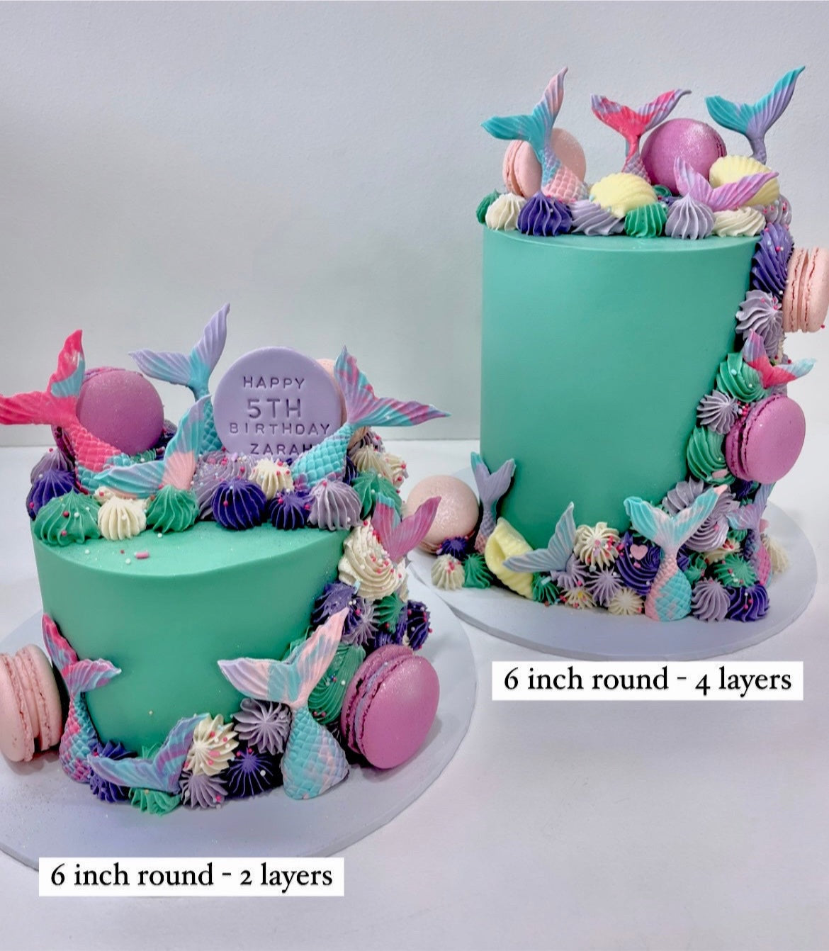 Mermaid Cake Decorating Tutorial | Easy Birthday Cake Ideas - YouTube