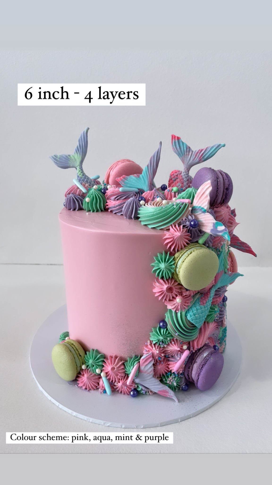 Treats by Joy - Mermaid cake for Violet! Happy 3rd Birthday!!! | Facebook